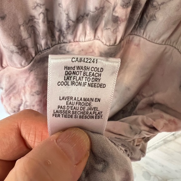 Young Fabulous & Broke Pink and Gray Short Sleeve Dress - Picture 7 of 7